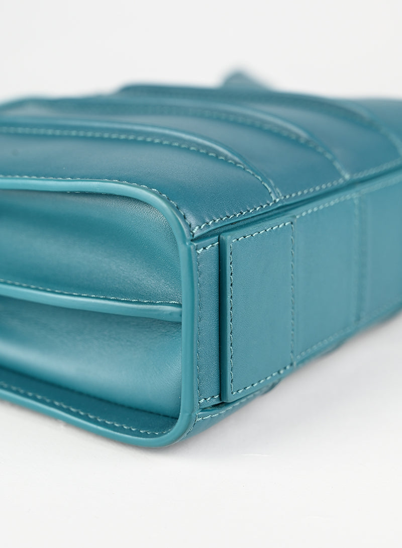 Max Mara by Renzo Piano Borsa in pelle petrolio