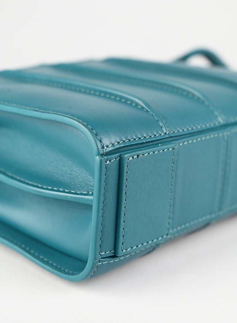 Max Mara by Renzo Piano Borsa in pelle petrolio