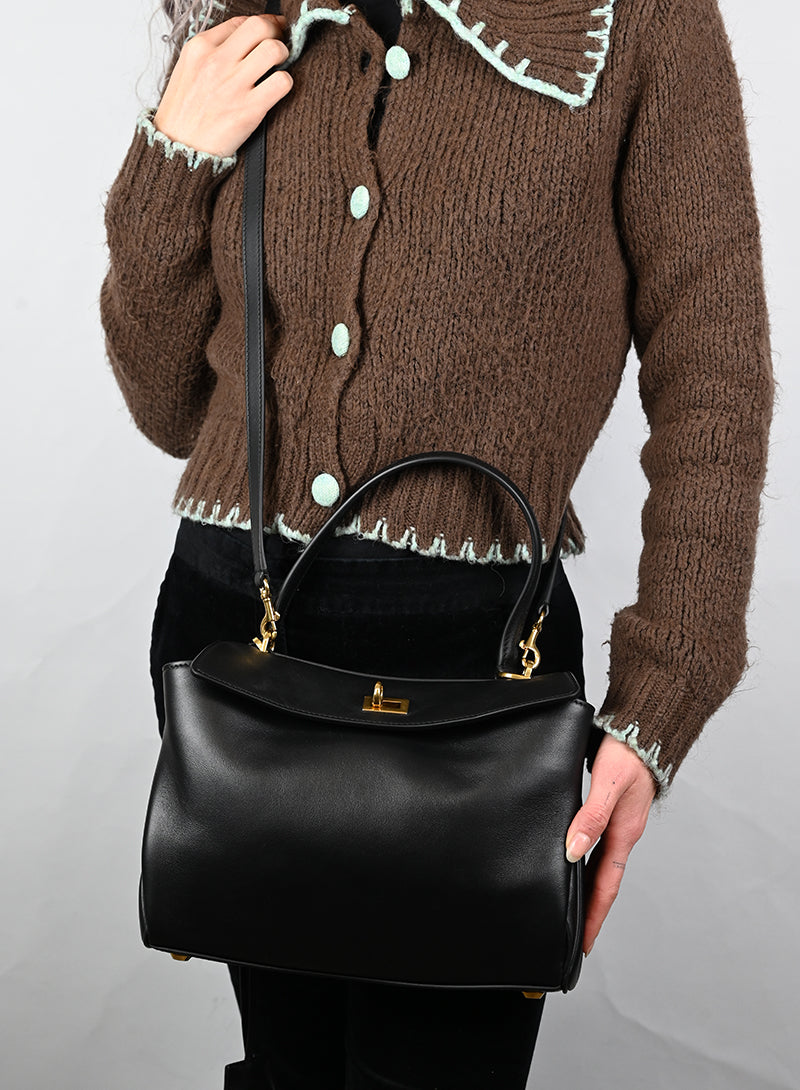 Balenciaga Borsa Tote Rodeo in pelle nera