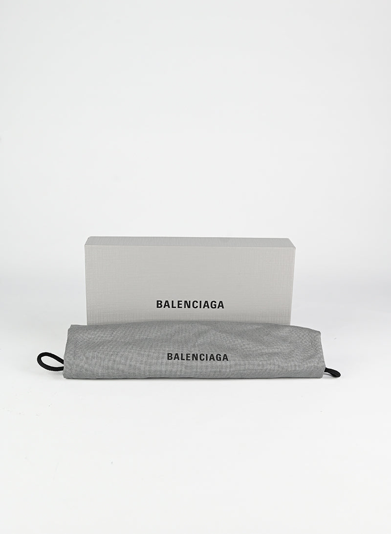 Balenciaga Portacarte in pelle grigia