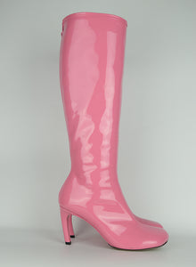 Dries Van Noten Pink patent leather boots - No. 39