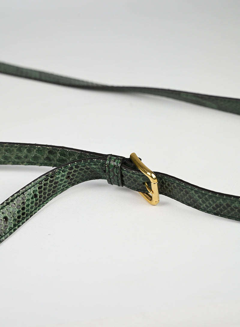 Dolce & Gabbana Sicily Bag Pitone Verde e Nero