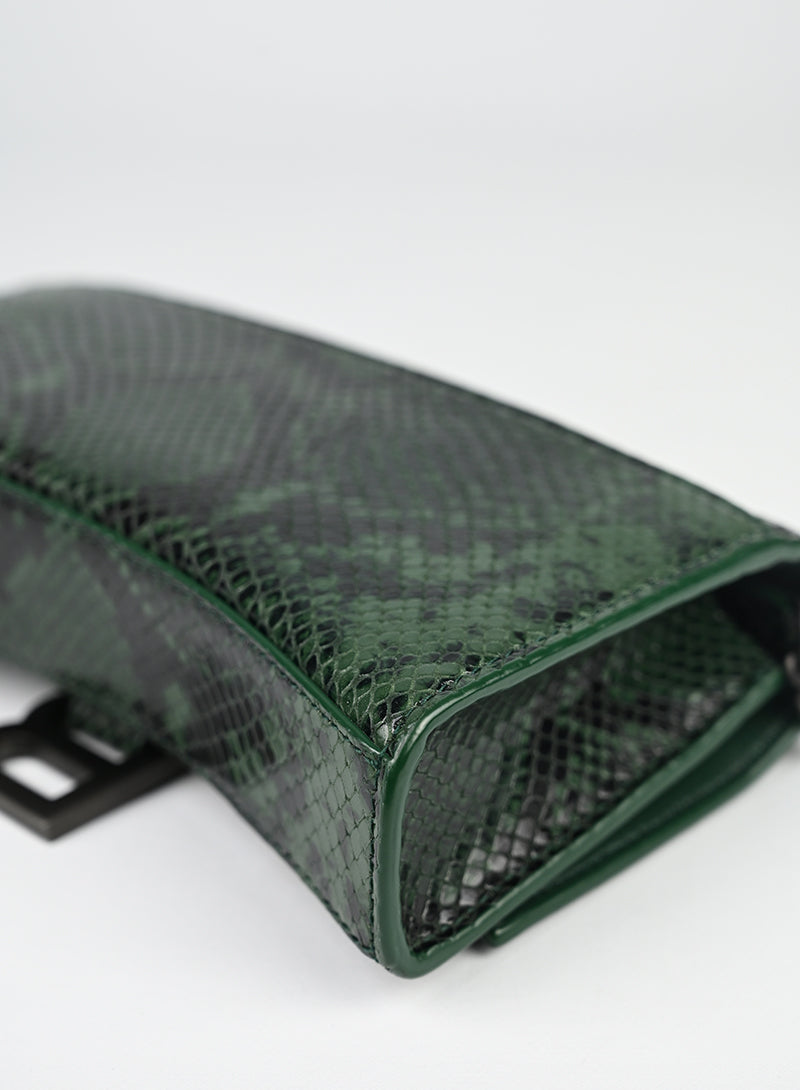 Balenciaga Hourglass WOC Pitone Verde
