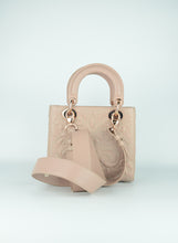 Load image into Gallery viewer, Dior Borsa Lady Dior small Ramage rosa cipria
