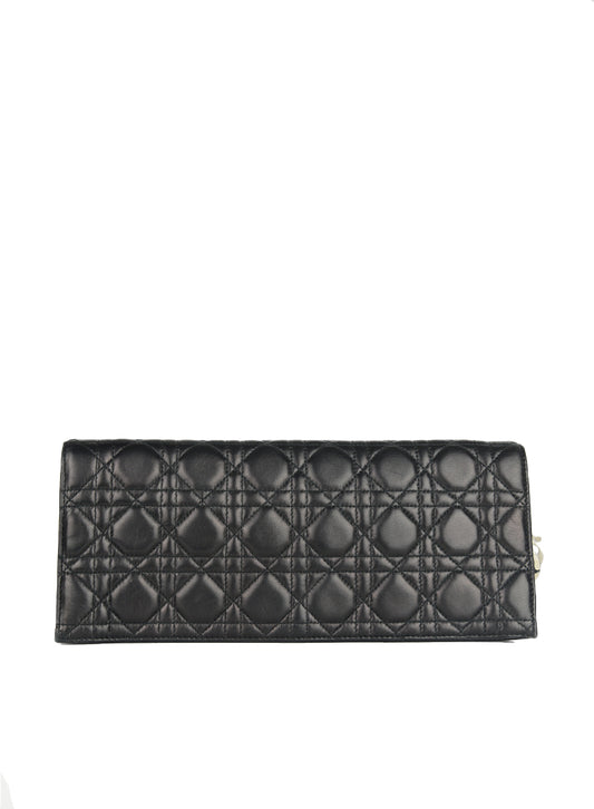 Dior Pochette Cannage in pelle nera