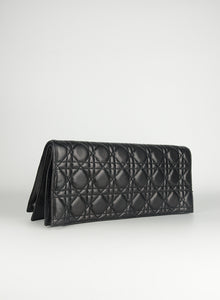 Dior Pochette Cannage in pelle nera