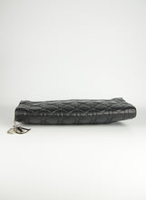 Load image into Gallery viewer, Dior Pochette Cannage in pelle nera
