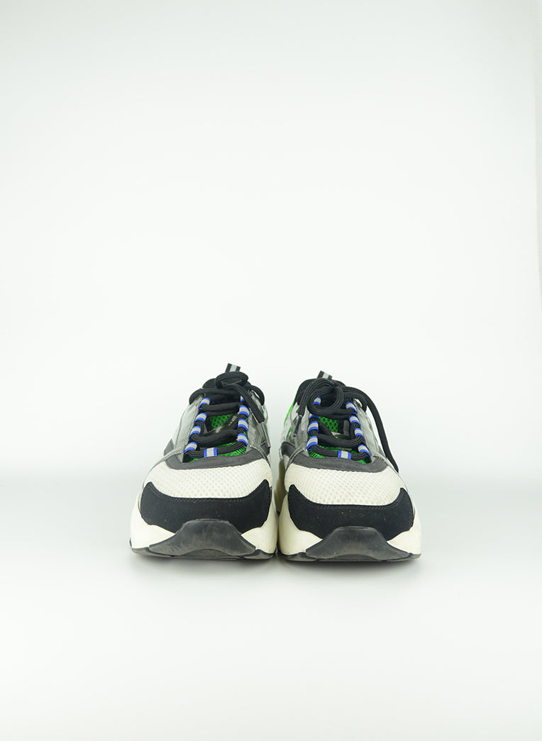 Dior Homme White and Green B22 Sneakers - No. 43 ½