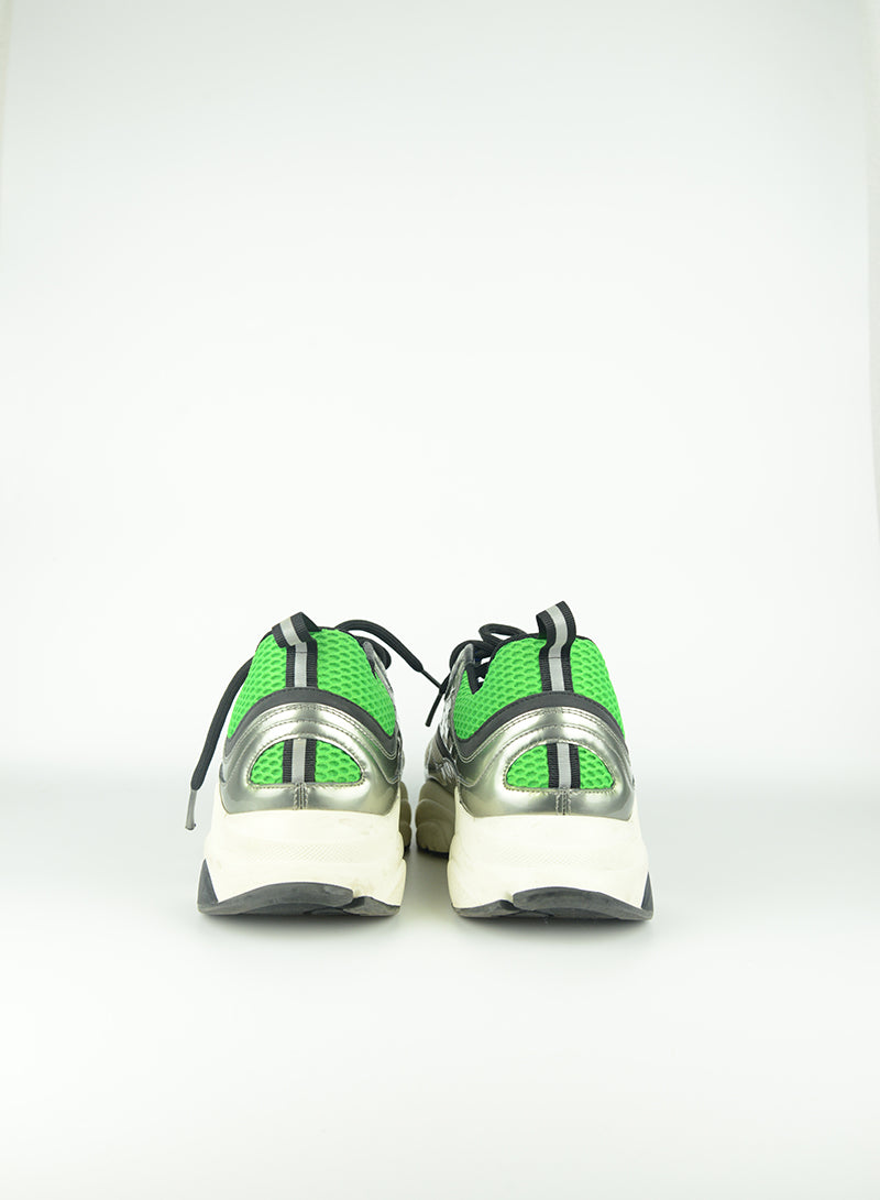 Dior Homme White and Green B22 Sneakers - No. 43 ½