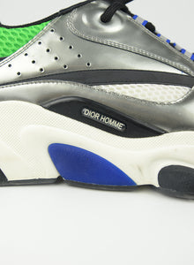 Dior Homme White and Green B22 Sneakers - No. 43 ½