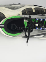 Carica l&#39;immagine nel visualizzatore di Gallery, Dior Homme Sneakers B22 bianche e verdi - N. 43 ½

