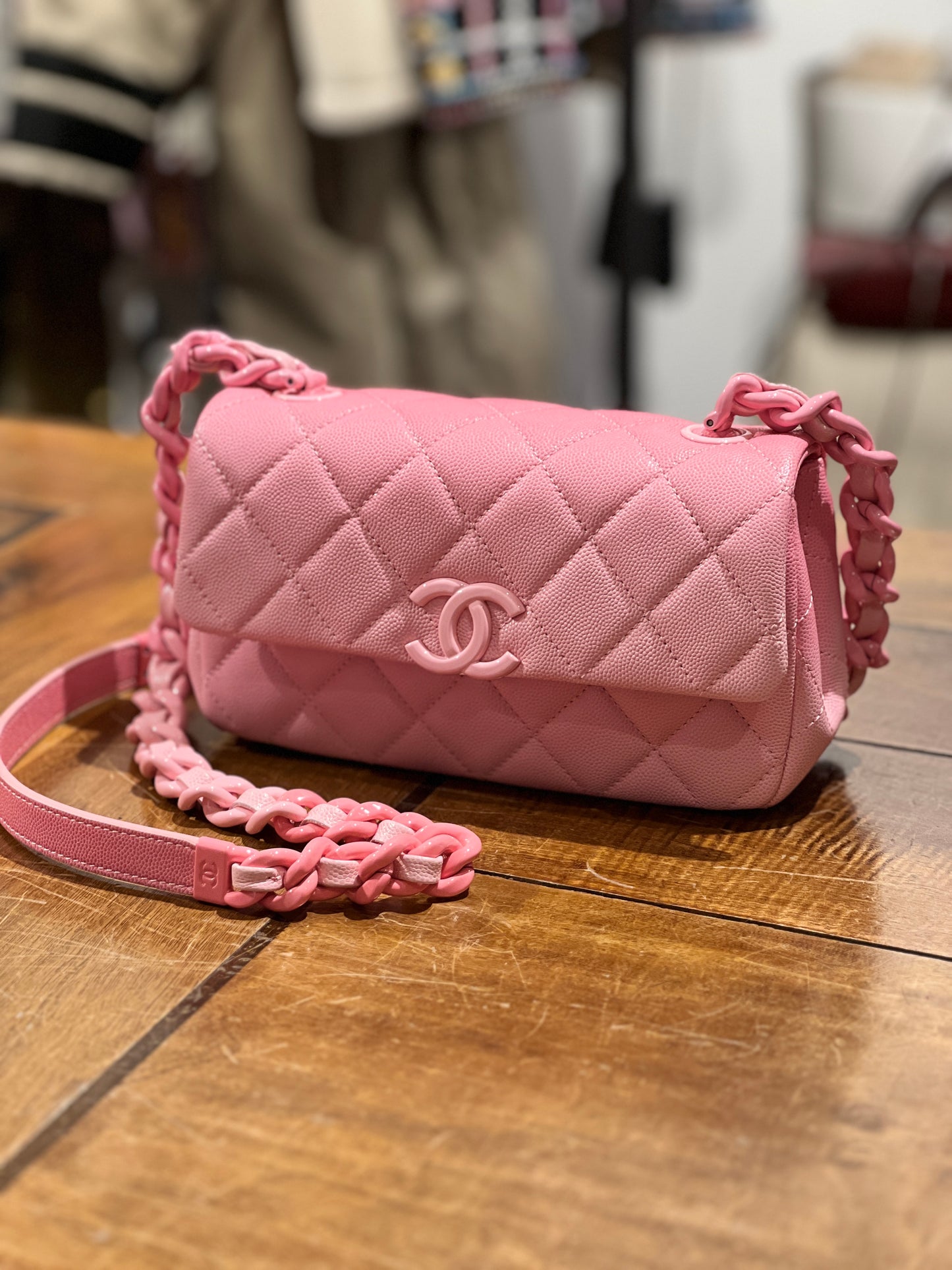 Chanel Mini Flap Bag Pink Ombre