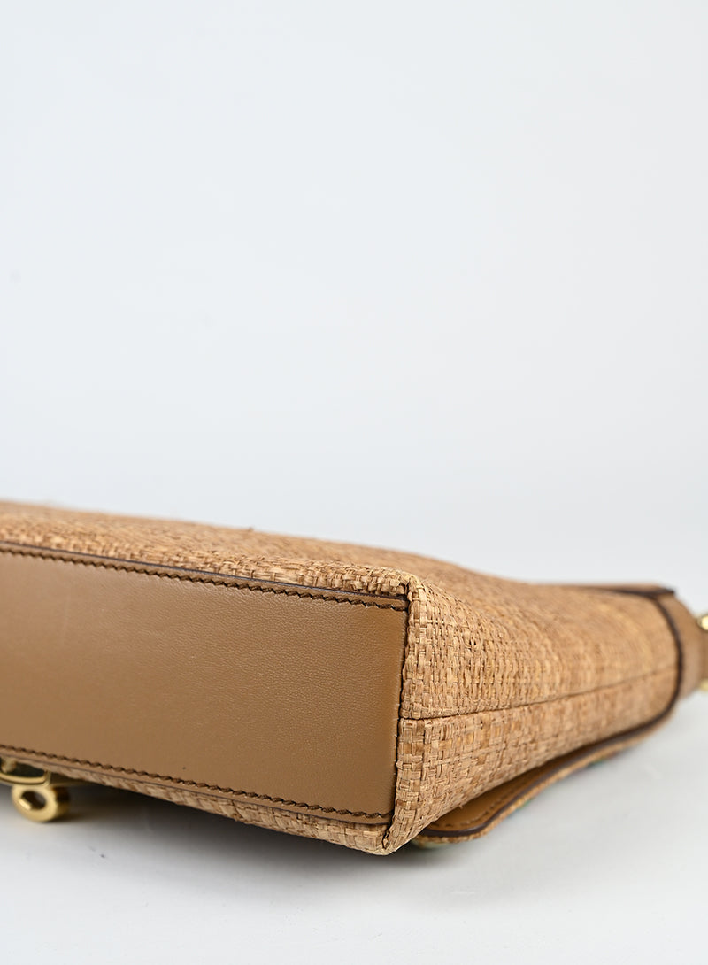 Dolce & Gabbana Borsa in rafia con pietre -  lesleyluxuryvintage