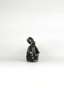 Fendi Black Baguette shoulder bag with sequins
