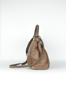 Fendi Medium Peekaboo bag in brown leather