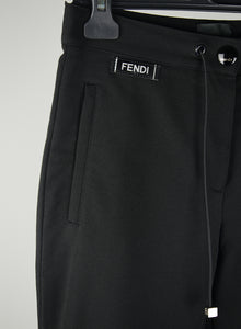 Fendi Ski trousers in black technical fabric - Size. 40