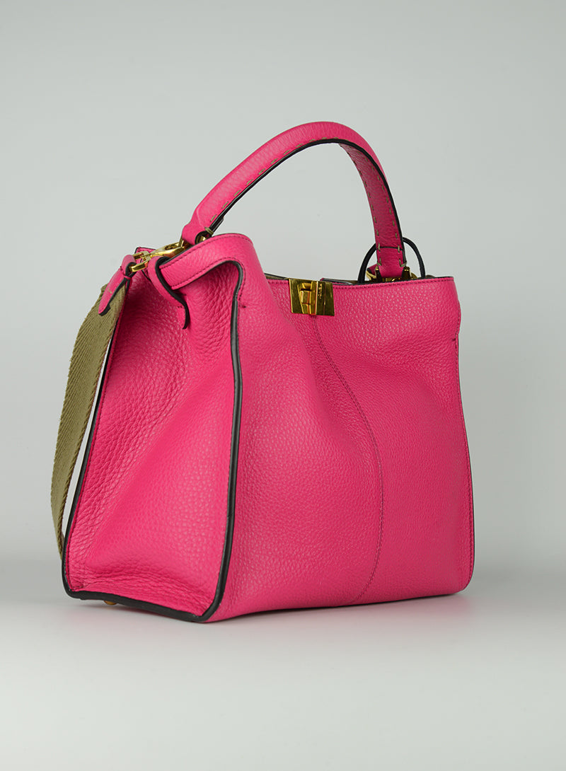 Fendi Selleria Borsa Peekaboo Isseu X-lite fucsia