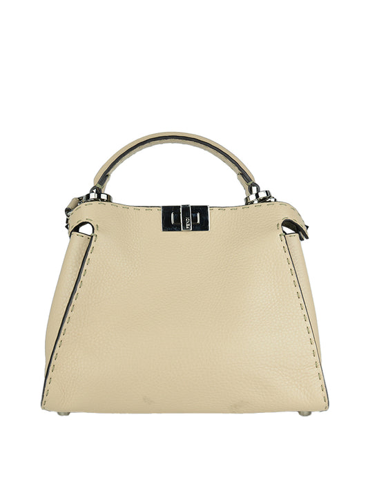 Fendi Selleria Peekaboo Iseeu in powder pink leather