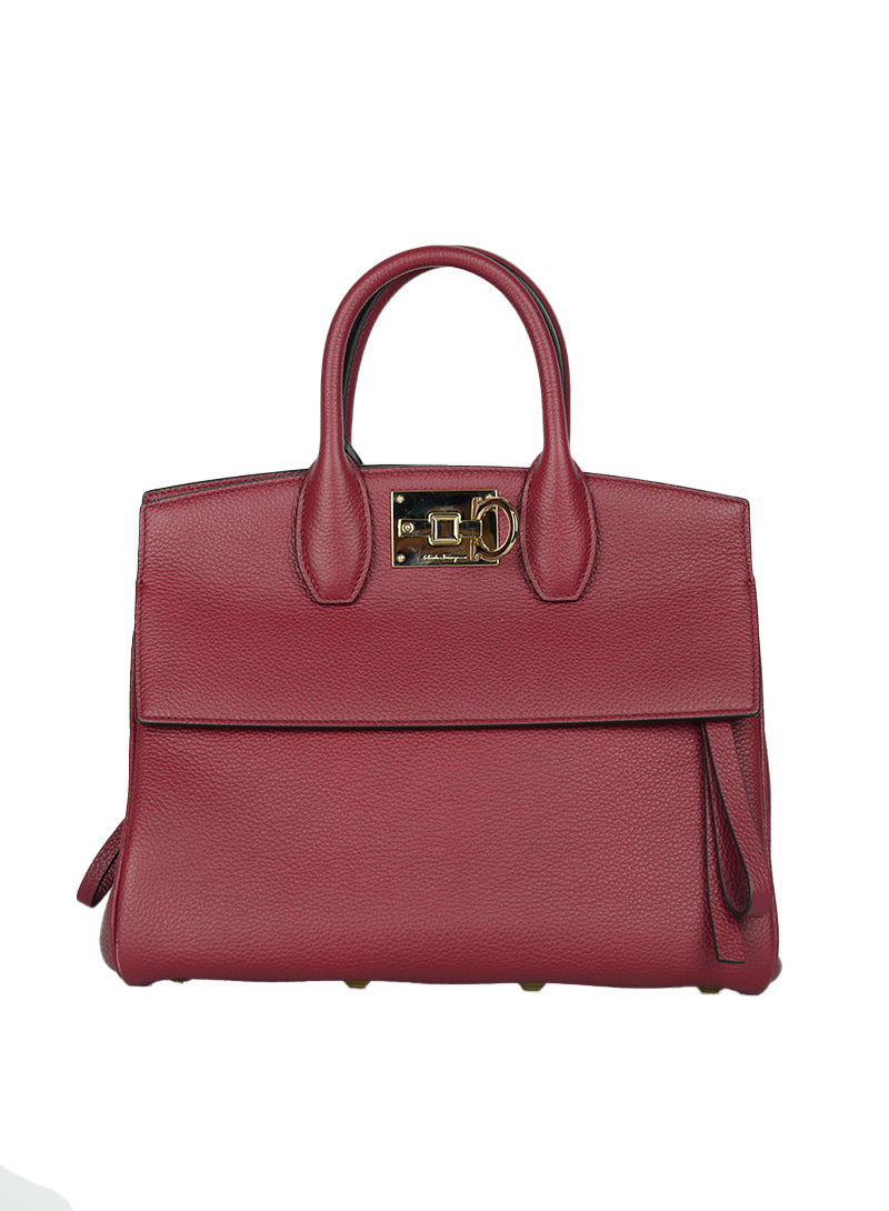 Ferragamo Borsa The Studio ciliegia