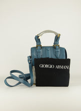 Load image into Gallery viewer, Giorgio Armani Tracolla in pelle colore ottanio
