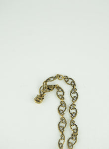Gucci GG logo necklace with rhinestones