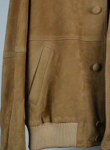 Gucci Beige suede jacket - Size. 38
