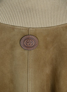 Gucci Giubotto in camoscio beige - Tg. 38