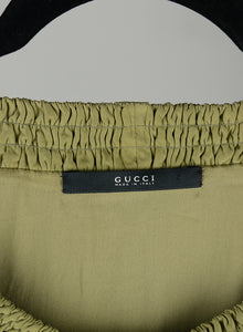 Gucci Olive green suede jacket - Size. 40