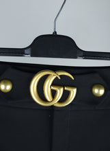 Load image into Gallery viewer, Gucci Black GG trousers - Size. 40
