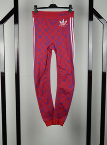 Gucci Adidas Leggins in jersey rossi - Tg. M