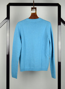 Gucci Pull in lana azzurro con mailalino - Tg. S