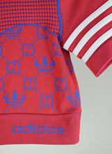 Load image into Gallery viewer, Gucci Adidas T shirt in jersey rossa - Tg. S
