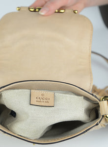 Gucci Snaffle Bit shoulder bag beige