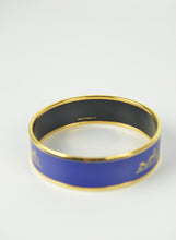 Load image into Gallery viewer, Hermès gold and blue bracelet
