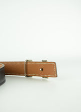 Load image into Gallery viewer, Hermès Cintura Constance in pelle nera e beige
