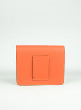 Load image into Gallery viewer, Hermès Orange Roulis slim leather wallet
