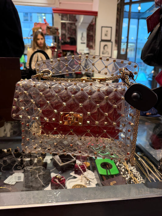 Valentino plexi bag -  lesleyluxuryvintage
