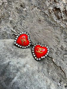 Chanel orecchini Heart Vintage 1995