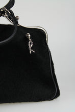 Load image into Gallery viewer, Roberta di Camerino Doctor bag in cavallino nero
