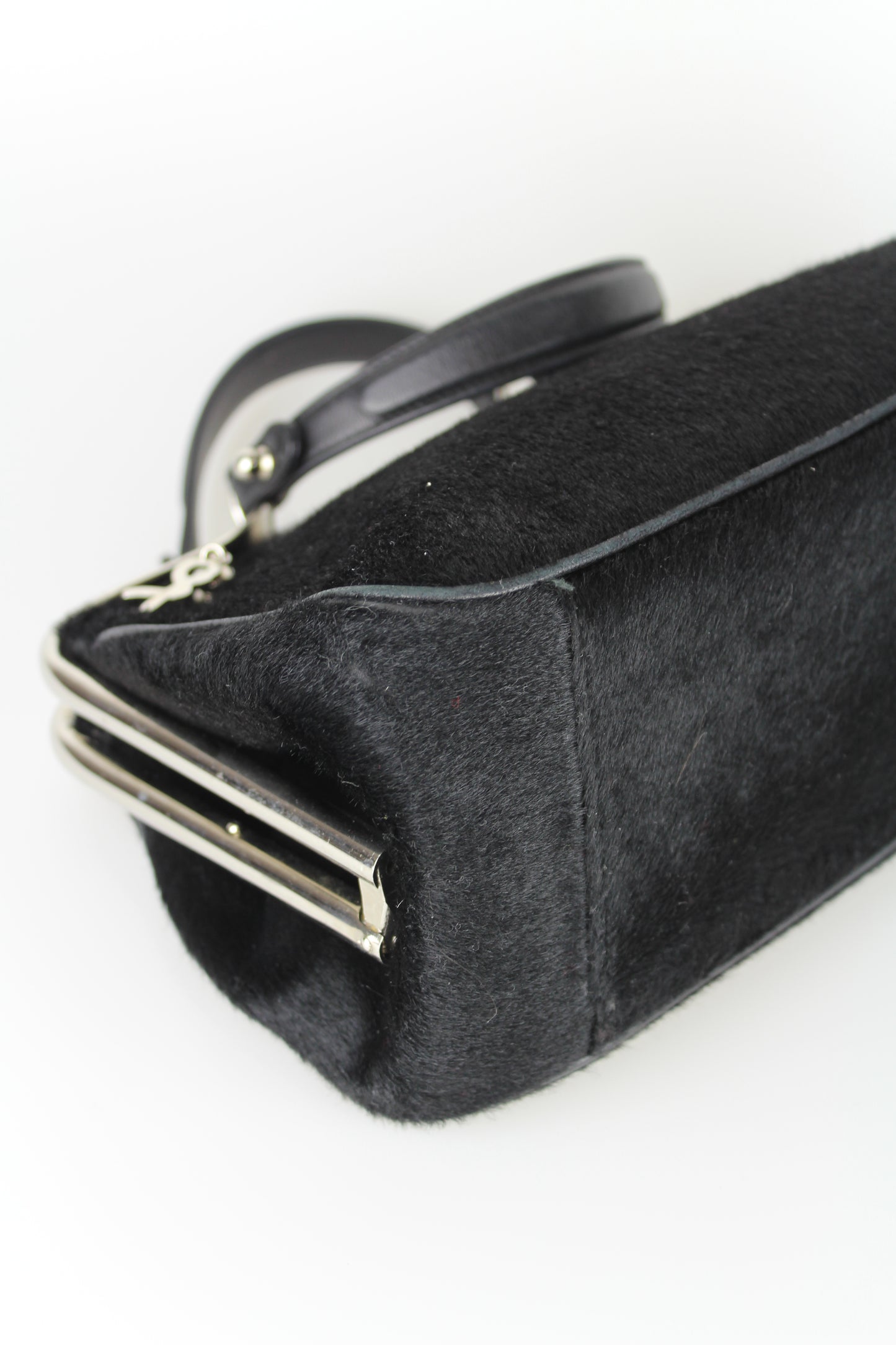 Roberta di Camerino Doctor bag in black pony skin