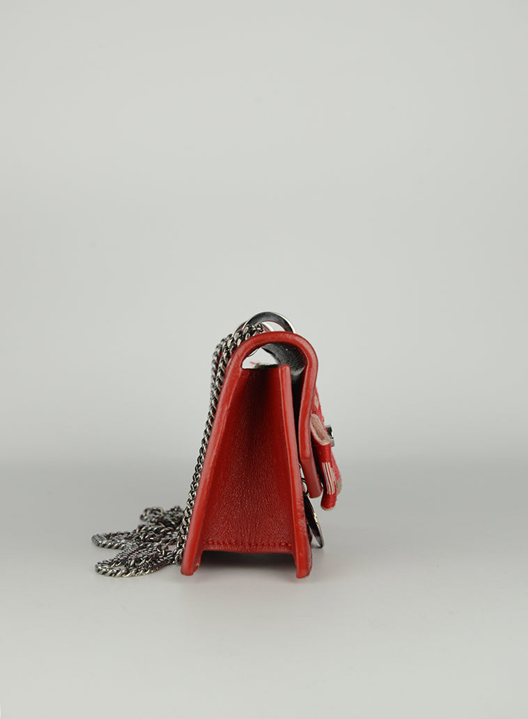 Jimmy Choo Borsa a tracolla in tessuto rosso