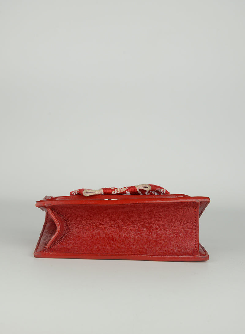 Jimmy Choo Borsa a tracolla in tessuto rosso