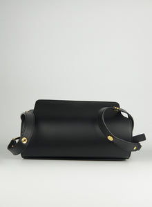 MARNI Trunk bag in matte black leather