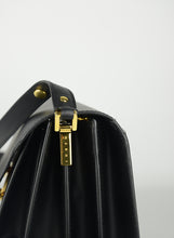 Load image into Gallery viewer, MARNI Trunk bag in matte black leather
