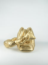 Carica l&#39;immagine nel visualizzatore di Gallery, Miu Miu Borsa con nodi in pelle oro
