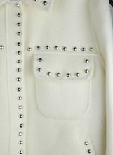 Load image into Gallery viewer, PAROSH Cream jacket with studs - Size. 42
