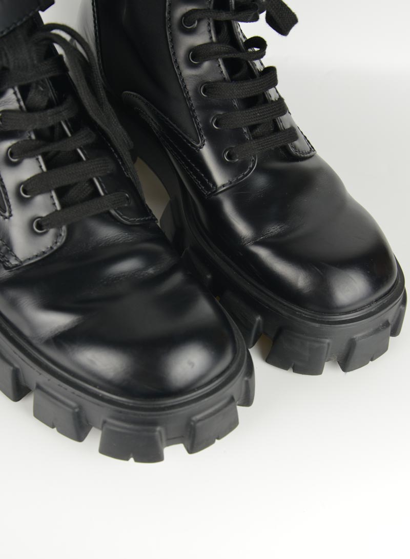 Prada Monolith men's black amphibians - N. 44