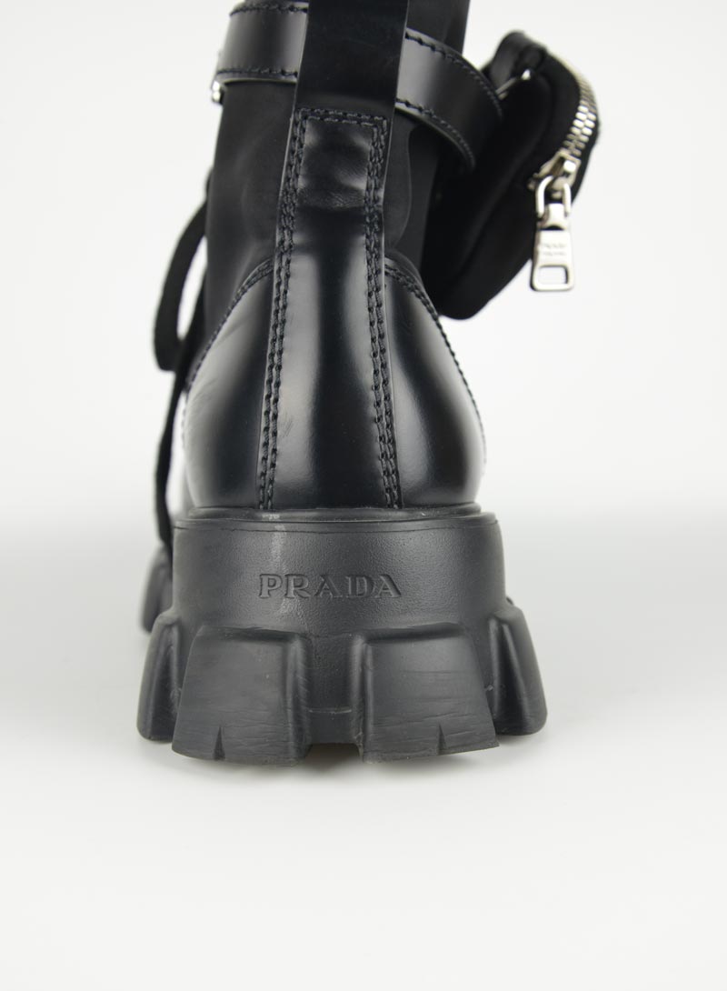 Prada Monolith men's black amphibians - N. 44