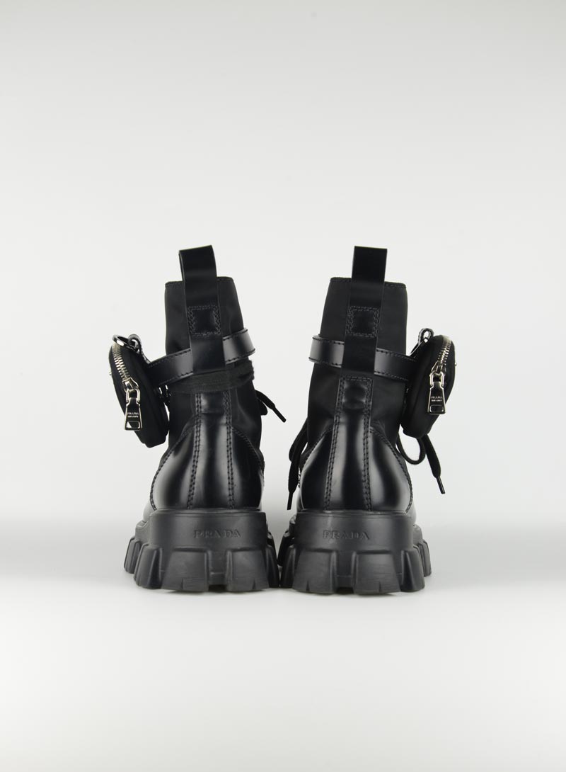 Prada Monolith men's black amphibians - N. 44