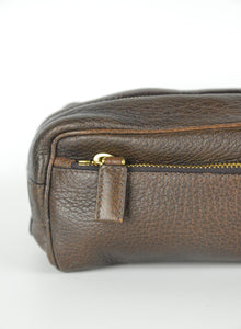 Prada Beauty Case in brown leather